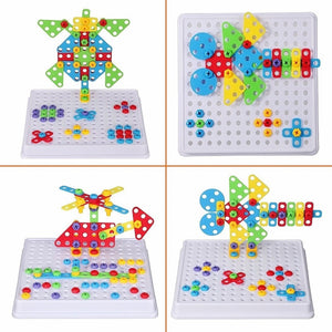 LittleBabyLux™ - Toy Electric Drill Screws Puzzle Assembled